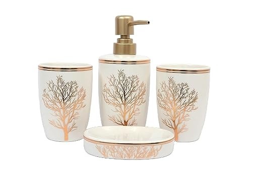 Ceramic Bathroom Set of 4 Pieces