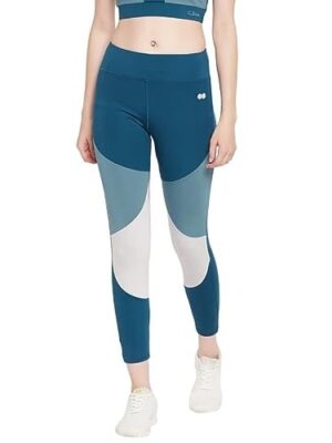 Clovia Women's Slim Polyamide Sports Tights