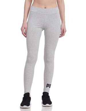 Puma Women's Regular Sports Tights Light Gray