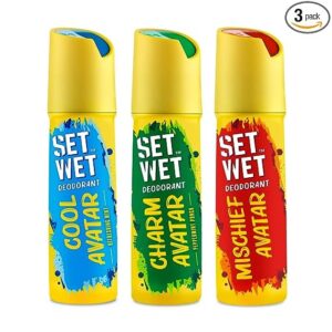 SET WET Deodorant Spray Perfume