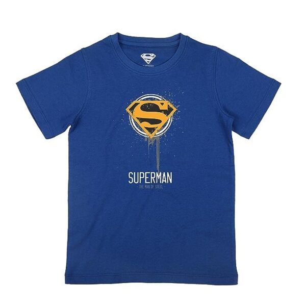 Superman Boy's Cartoon Regular TShirt