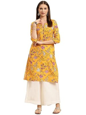 Cotton Round Neck Kurti