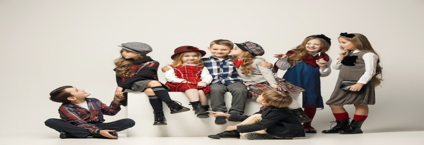 group of beautiful girls and boys