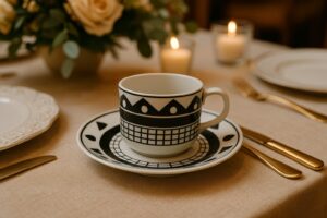 Ceramic Cup Saucer